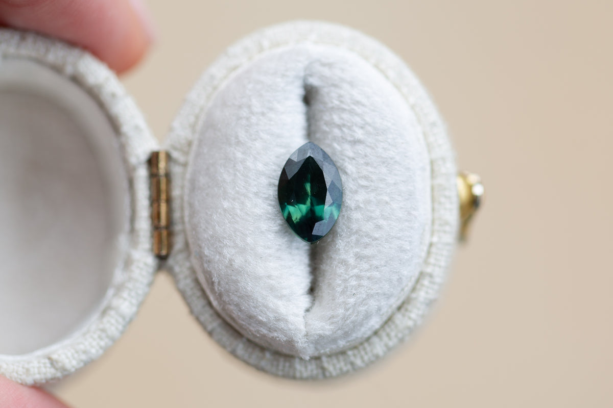 1.83ct Marquise Dark Green Sapphire – Oore Jewelry