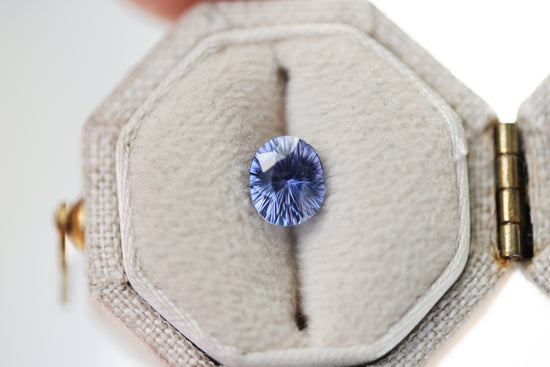 ON HOLD 1.09ct oval lavender purple blue sapphire -From Earths Treasury