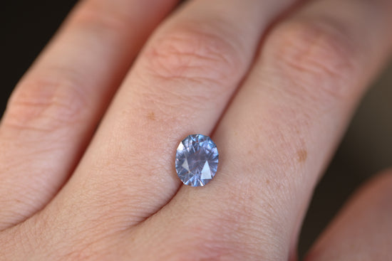 2.42ct oval purple lavender sapphire -From Earths Treasury