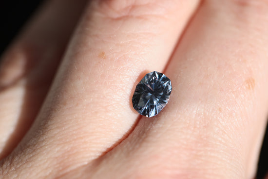 1.83ct oval silver/grey sapphire -From Earths Treasury