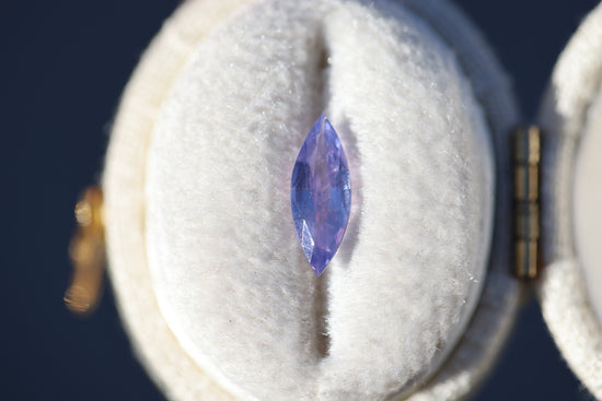 1.04ct marquise opalescent lavender sapphire