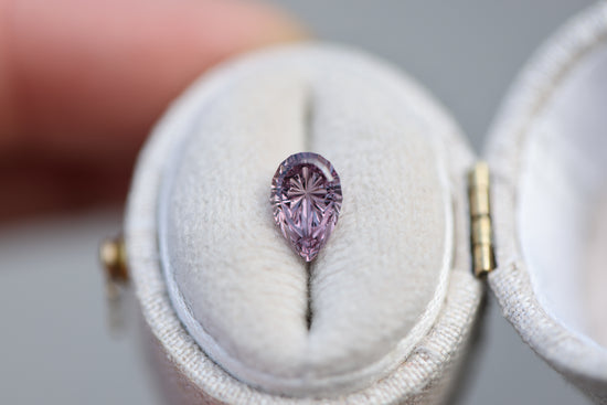 1.65ct pear pink sapphire- Starbrite cut by John Dyer
