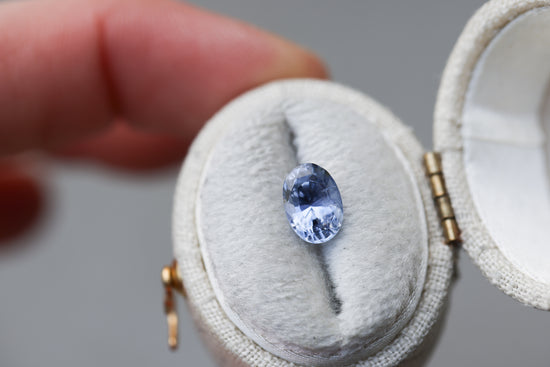 1.81ct oval blue sapphire