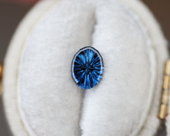 .65ct oval blue sapphire - Starbrite cut by John Dyer