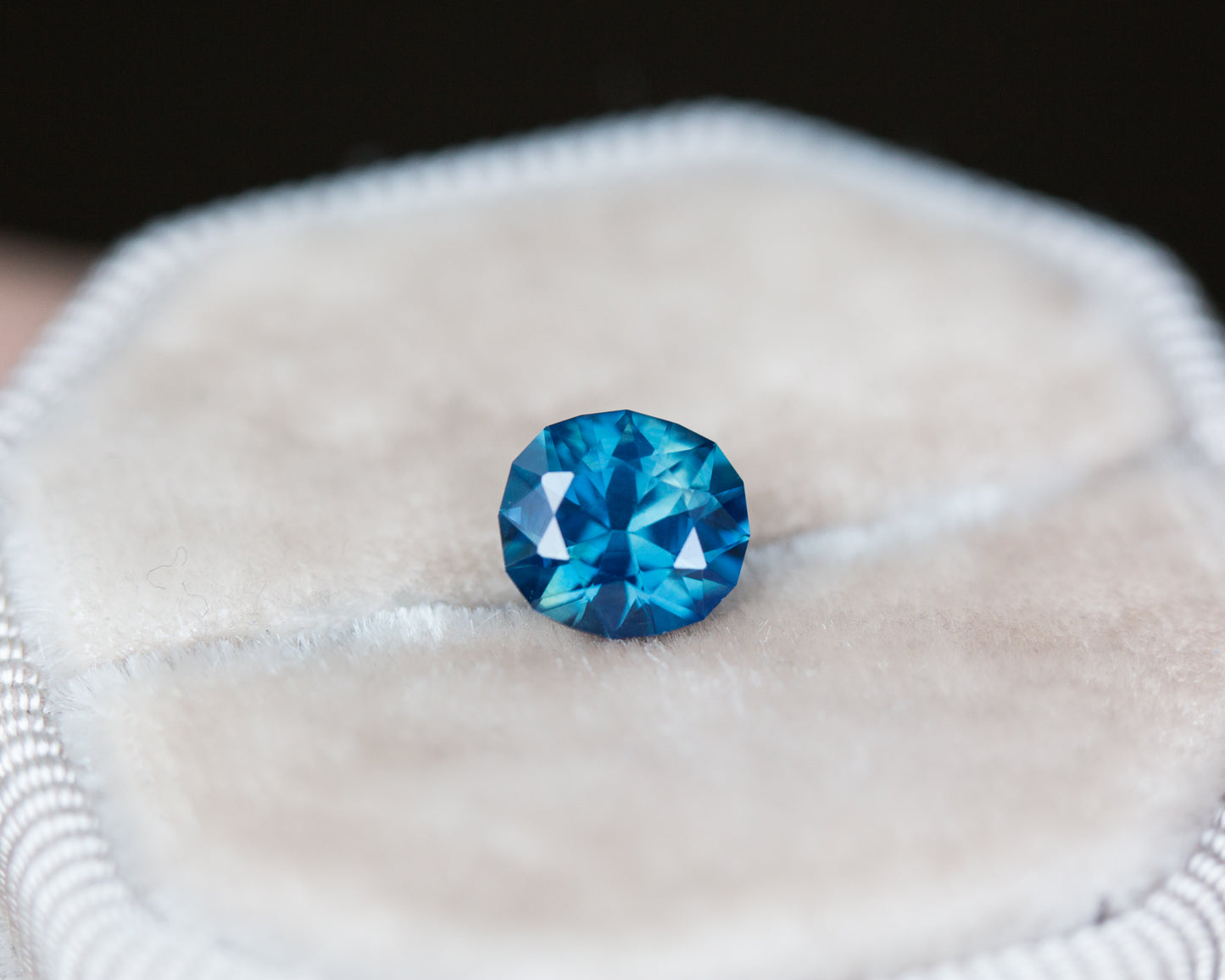 1.53ct blue teal oval sapphire