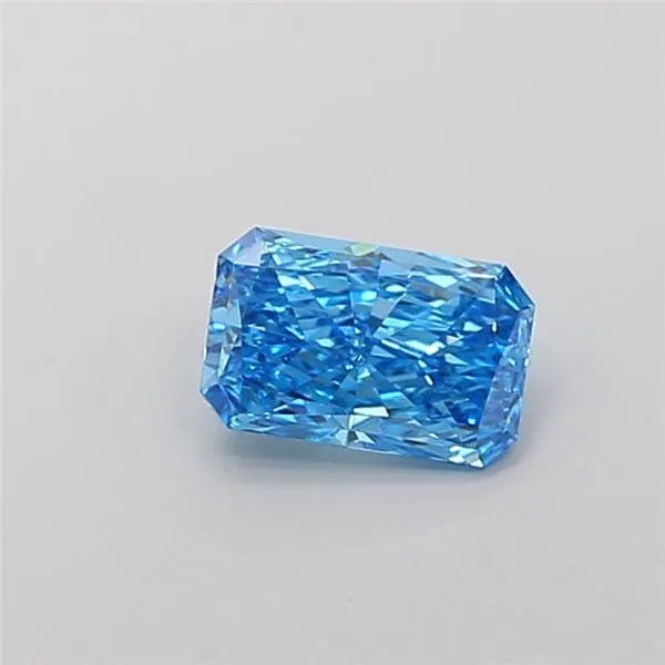 1.00ct Radiant Lab Grown Diamond (Colour Fancy Vivid Blue, Clarity VVS1, IGI Certified)