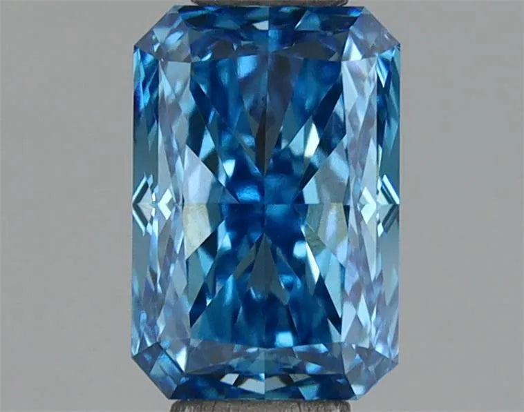1.02ct Radiant Lab Grown Diamond (Colour Fancy Vivid Blue, Clarity VS1, IGI Certified)