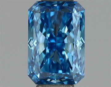 1.02ct Radiant Lab Grown Diamond (Colour Fancy Vivid Blue, Clarity VS1, IGI Certified)