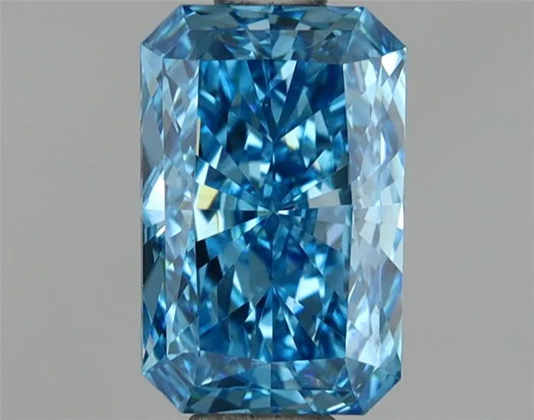 1.04ct Radiant Lab Grown Diamond (Colour Fancy Vivid Blue, Clarity VS1, IGI Certified)