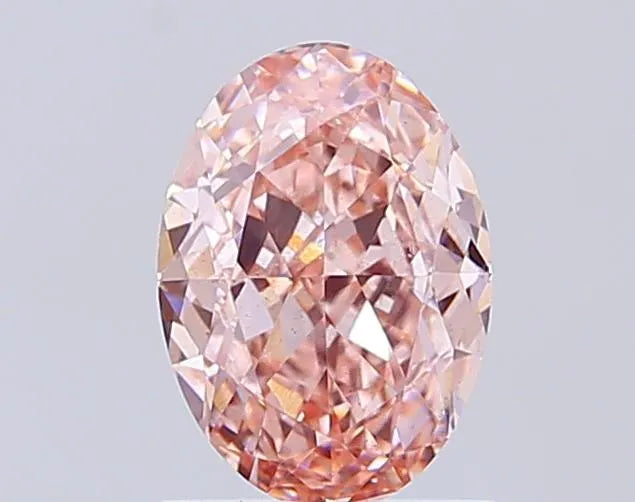 1.32ct Oval Lab Grown Diamond (Colour Fancy Intense Pink, Clarity VS2, IGI Certified)