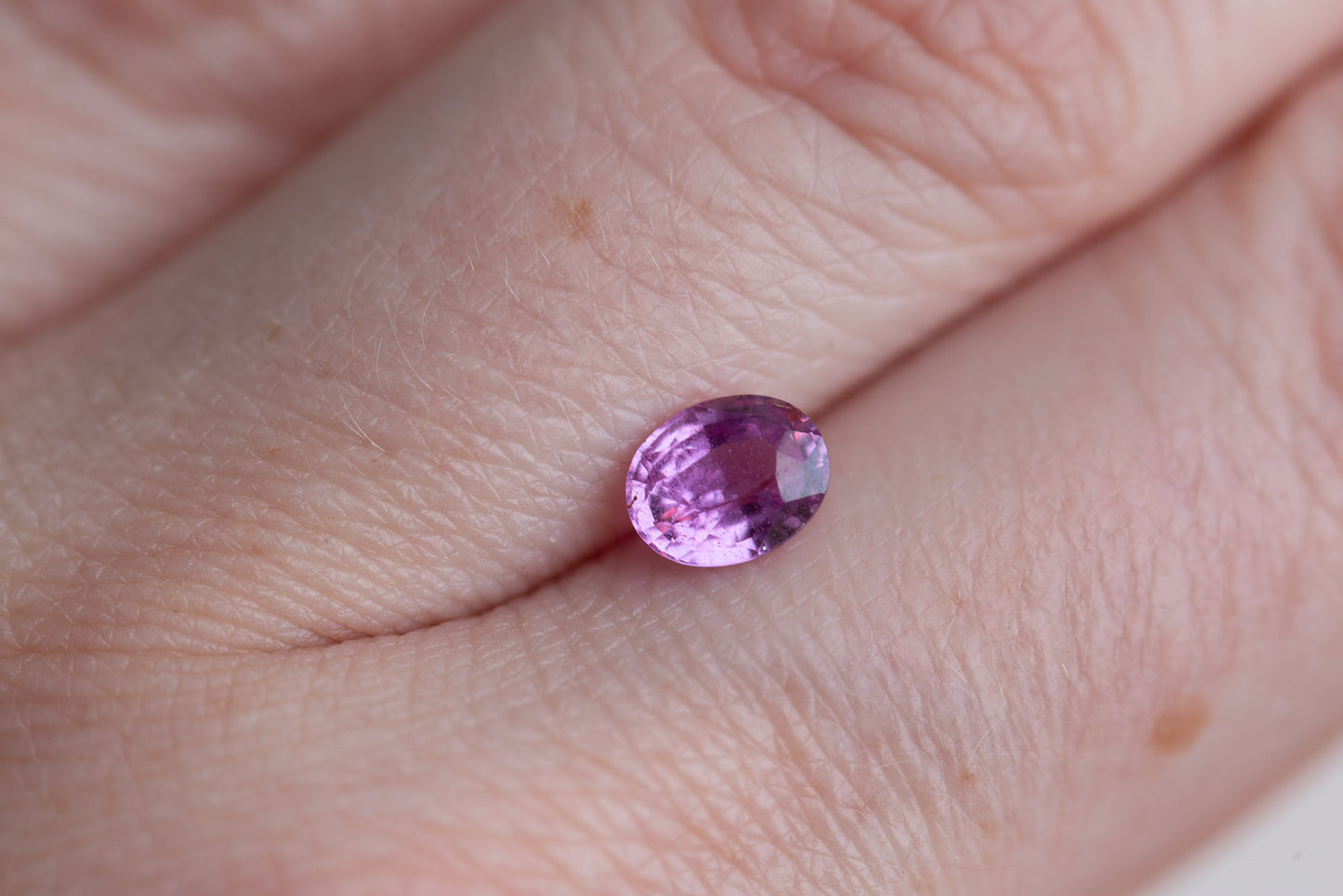 1.03ct oval pink purple sapphire