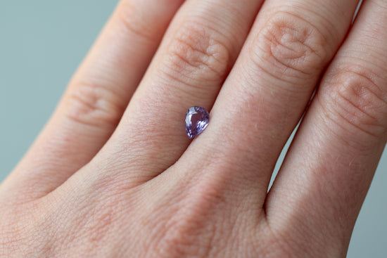 0.91ct Pear Purple Sapphire