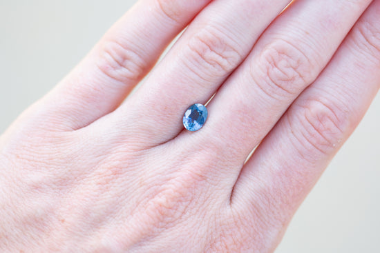 1.47ct Oval Blue Sapphire