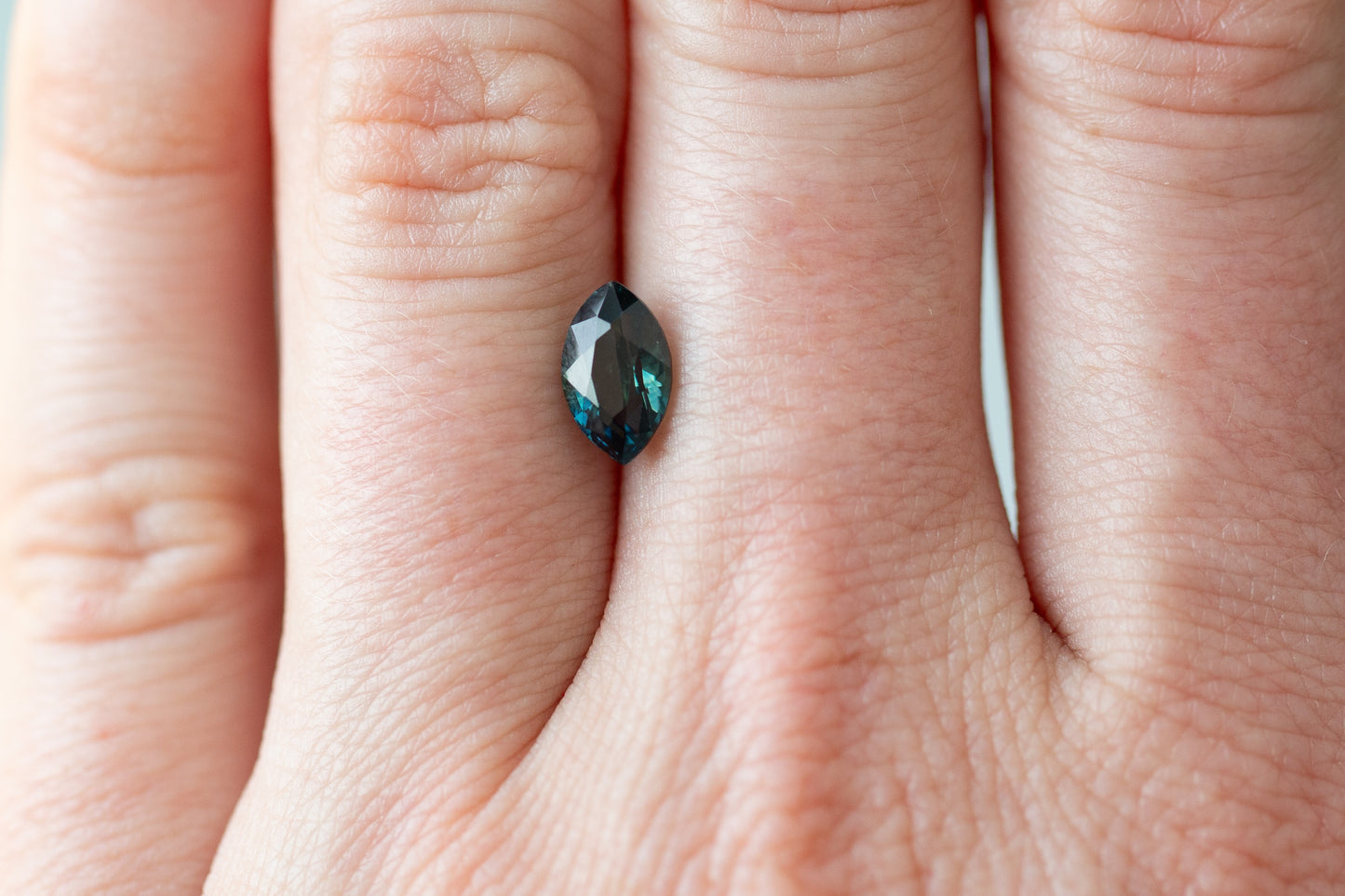 1.53ct Marquise Deep Teal Sapphire