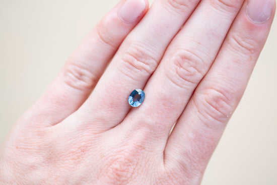 1.42ct Oval Blue Sapphire