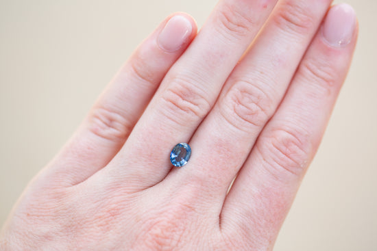 1.17ct Oval Blue Sapphire