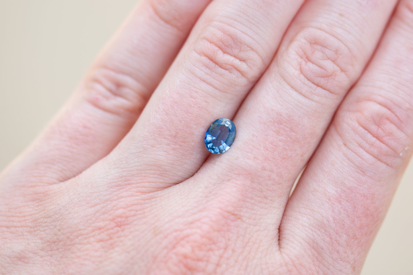 1.17ct Oval Blue Sapphire