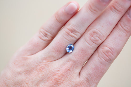 1.52ct Oval Blue Sapphire