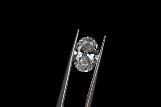 1.24ct oval lab diamond, F/VS1