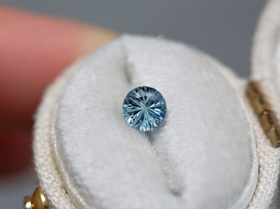 .87ct round StarBrite cut sapphire from John Dyer