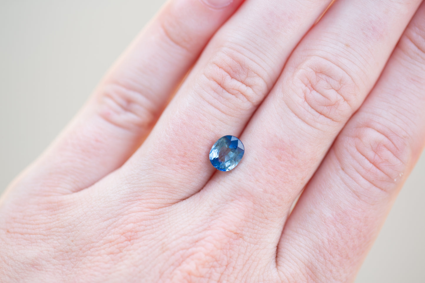 1.97ct Oval Blue and Teal Sapphire