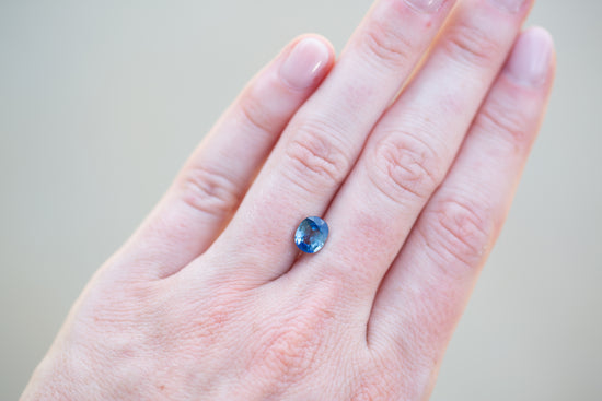 1.97ct Oval Blue and Teal Sapphire