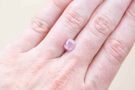 2.54ct Cushion Cut Opalescent Pink Purple Sapphire