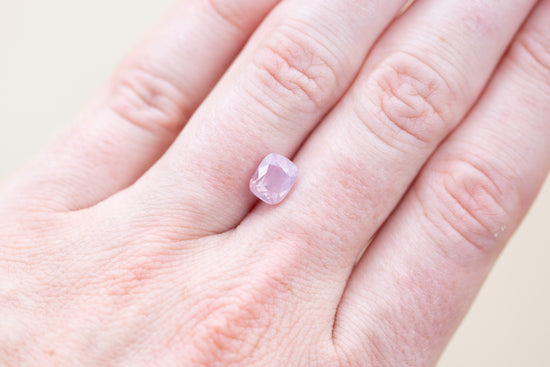 2.54ct Cushion Cut Opalescent Pink Purple Sapphire