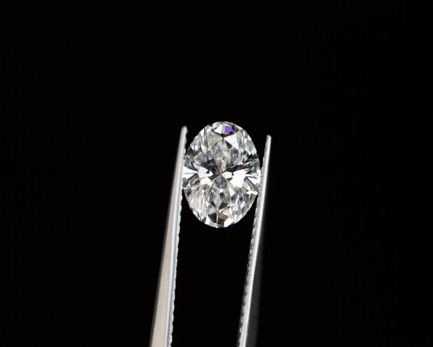 1.31ct oval lab diamond, E/VS1