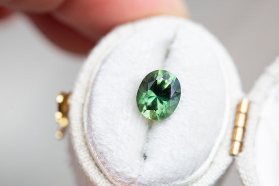 2.37ct oval deeper green sapphire