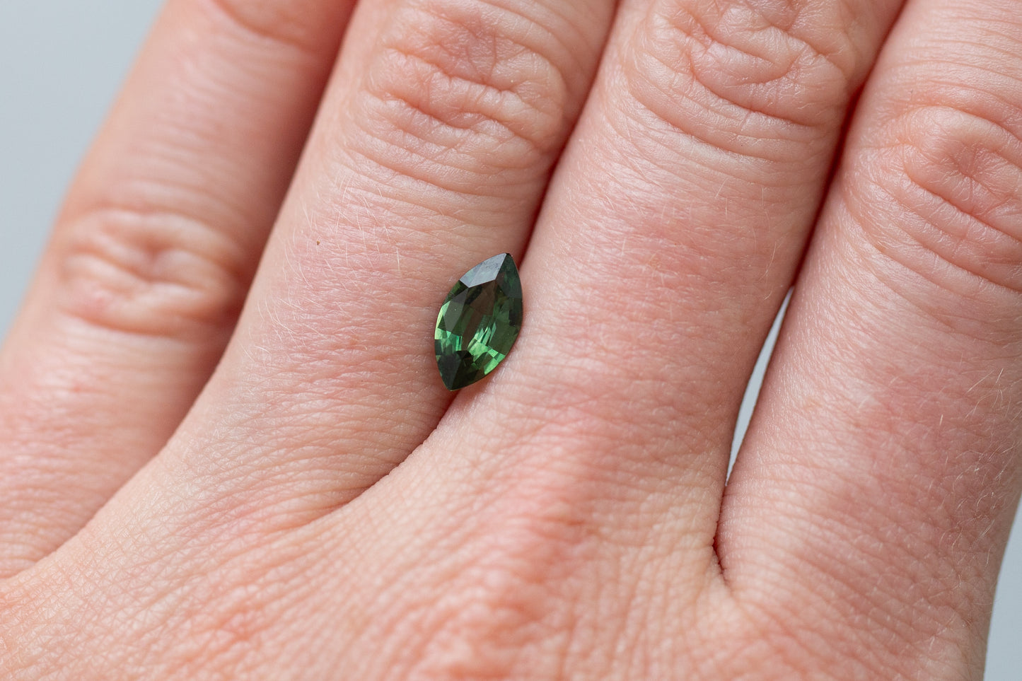 1.38ct Marquise Green Sapphire