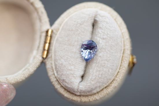 0.87ct Pear Light Violet Sapphire - Earth's Treasury