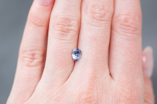 0.87ct Pear Light Violet Sapphire - Earth's Treasury