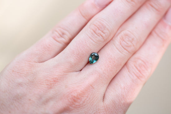 1.47ct Pear Teal Sapphire