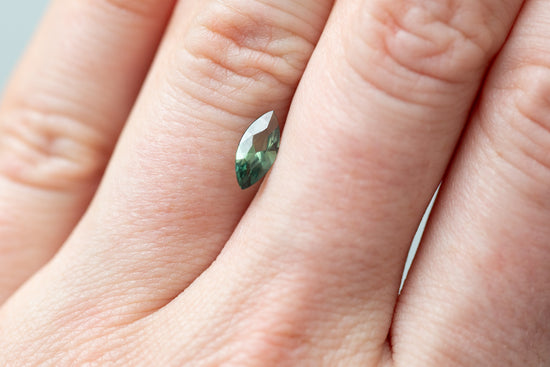 0.75ct Marquise Green Sapphire