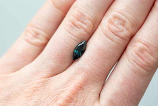 1.73ct Marquise Deep Teal Sapphire