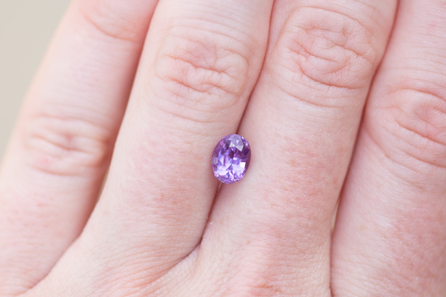 1.66ct Oval Purple Pink Sapphire