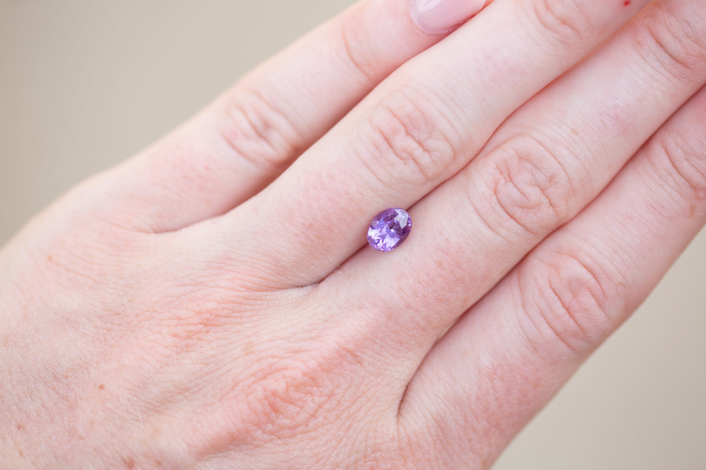 1.66ct Oval Purple Pink Sapphire