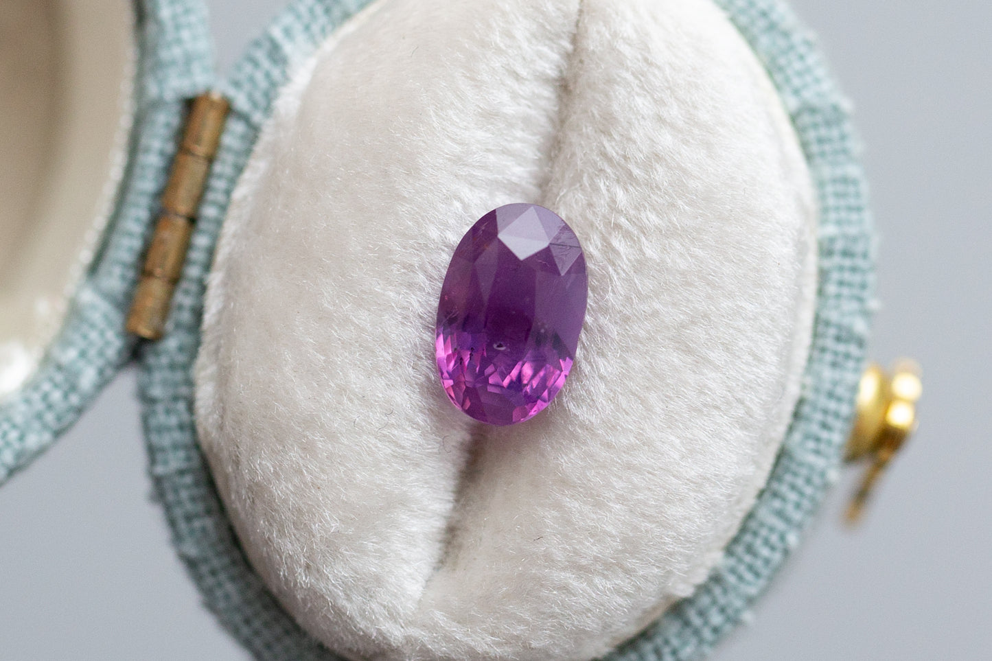 1.94ct Oval Vibrant Opalescent Pink Sapphire