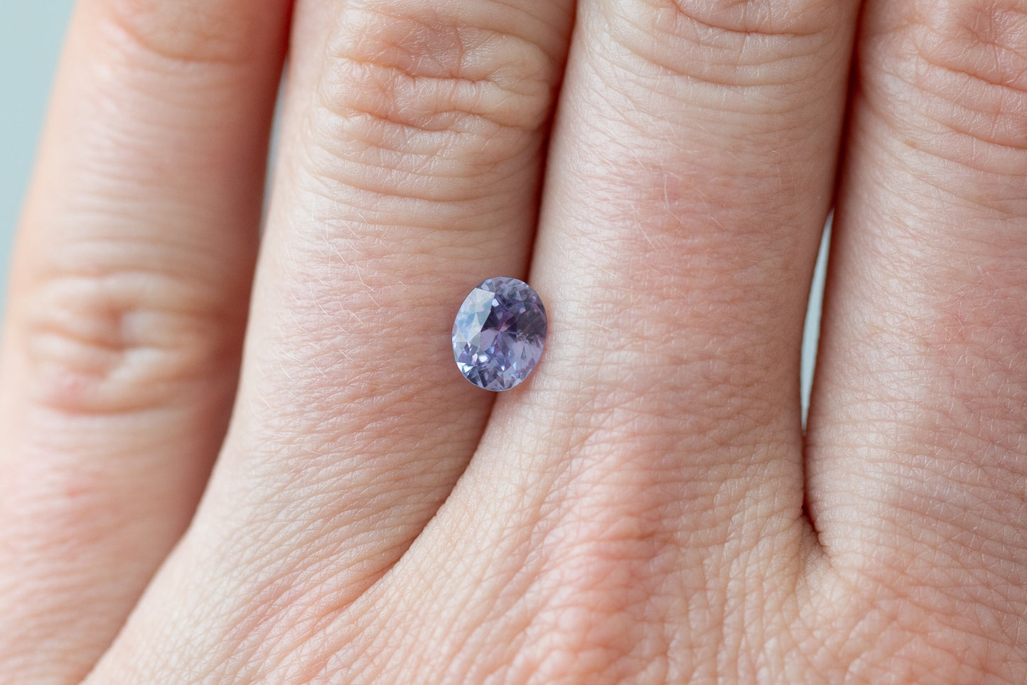 1.24ct Oval Lilac Purple Pink Sapphire