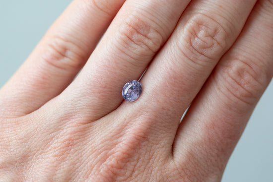 1.24ct Oval Lilac Purple Pink Sapphire