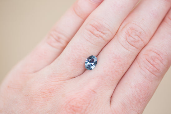 1.18ct Oval Teal Blue Sapphire