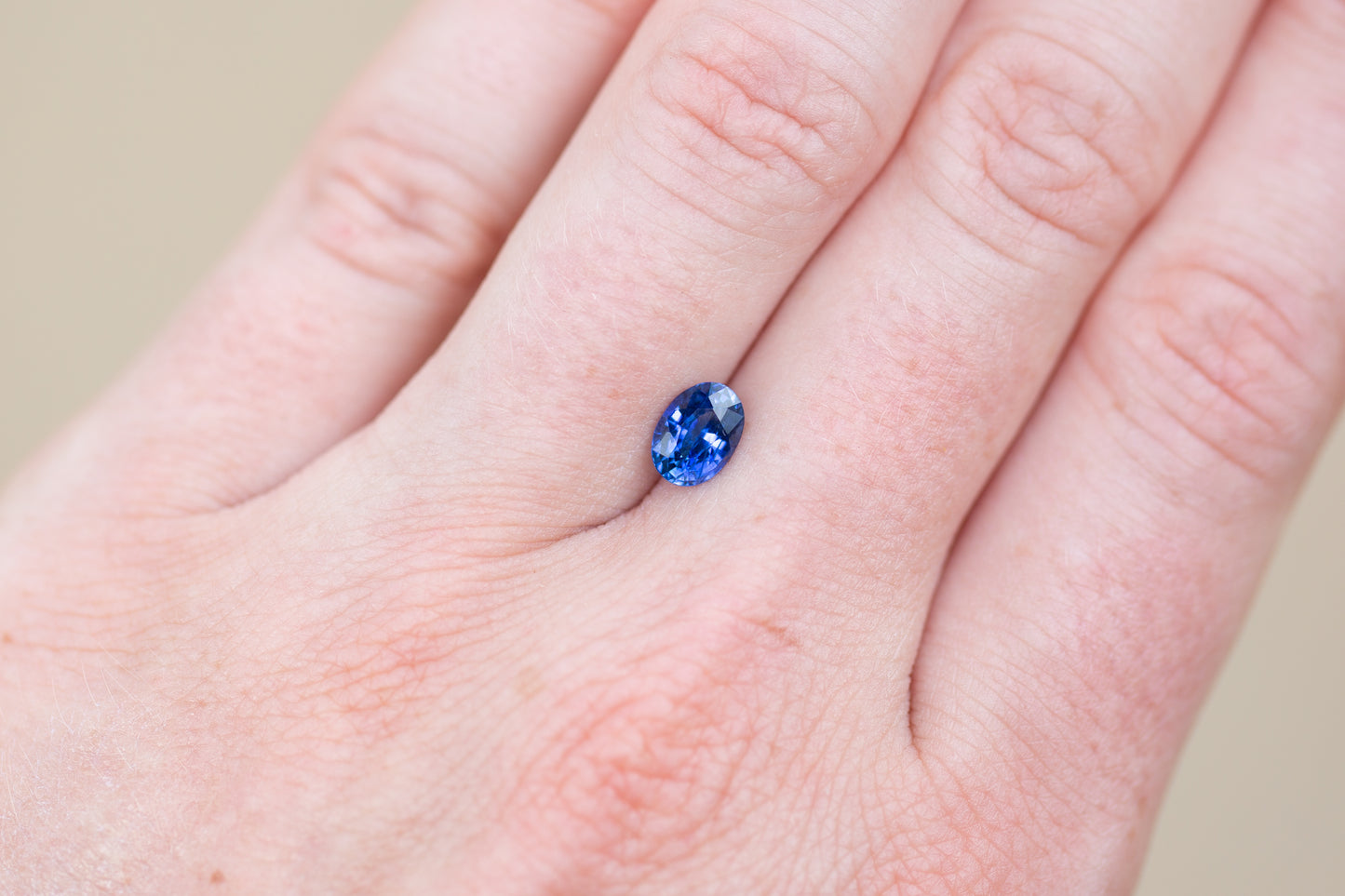 1.13ct Oval Blue Sapphire