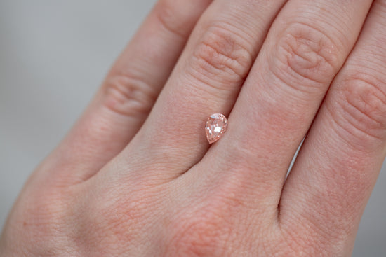 0.87ct Pear Fancy Vivid Pink Lab Diamond, VS2