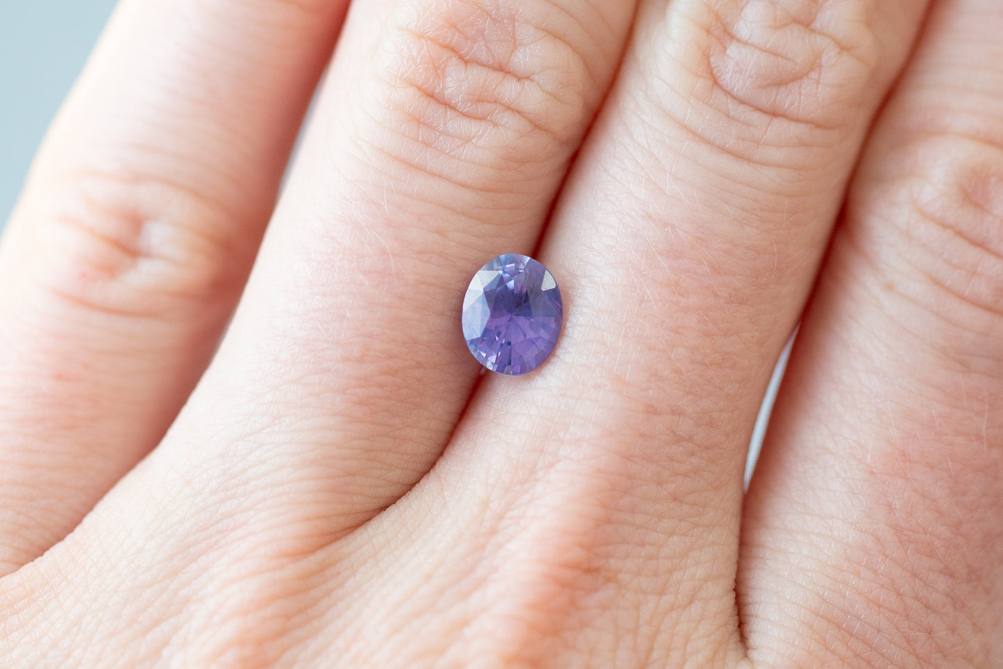 1.65ct Oval Lavender Purple Sapphire