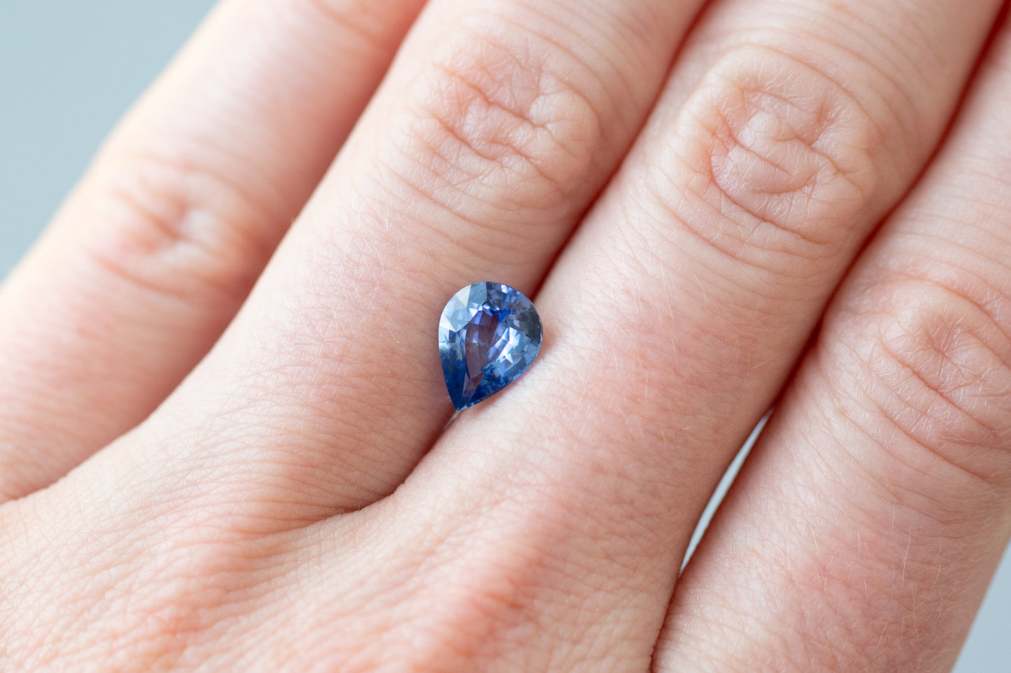 1.75ct Pear Blue Sapphire