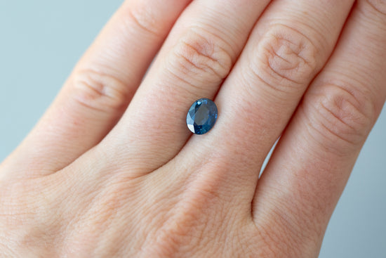 2.17ct Oval Blue Sapphire