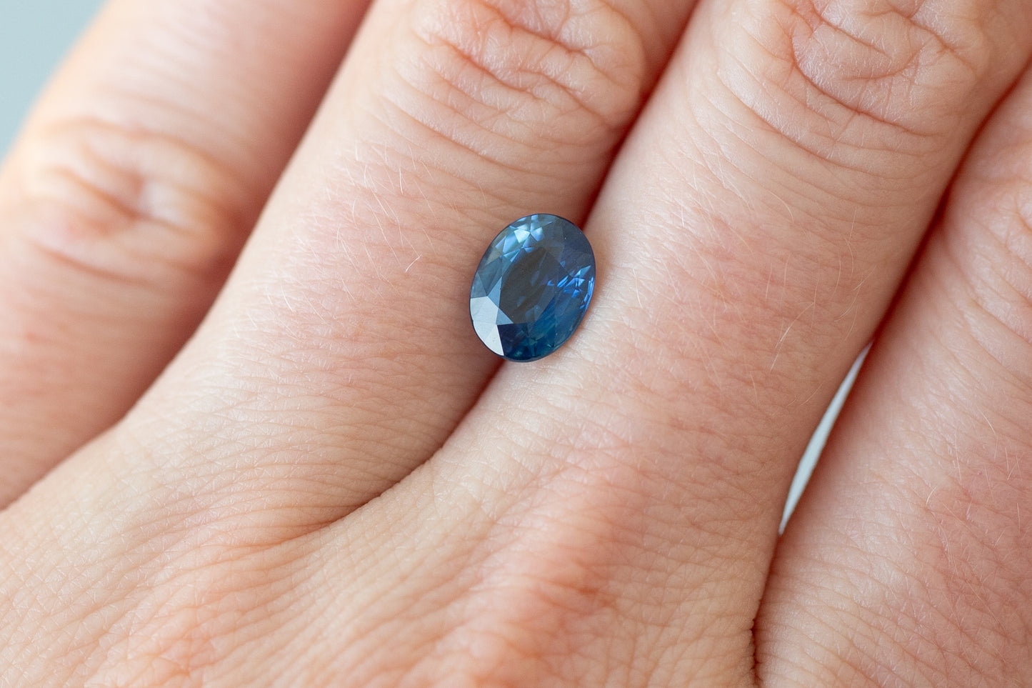 2.17ct Oval Blue Sapphire