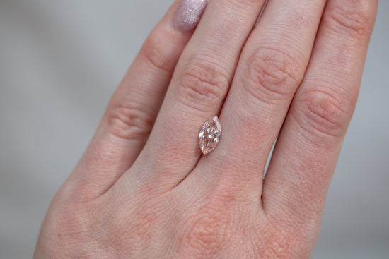 1.50ct Marquise Fancy Vivid Pink Lab Diamond, VS2