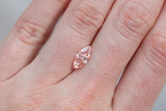 1.27ct Marquise Fancy Intense Pink Lab Diamond, SI1